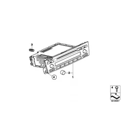 Genuine BMW Rotary knob (65129119423)