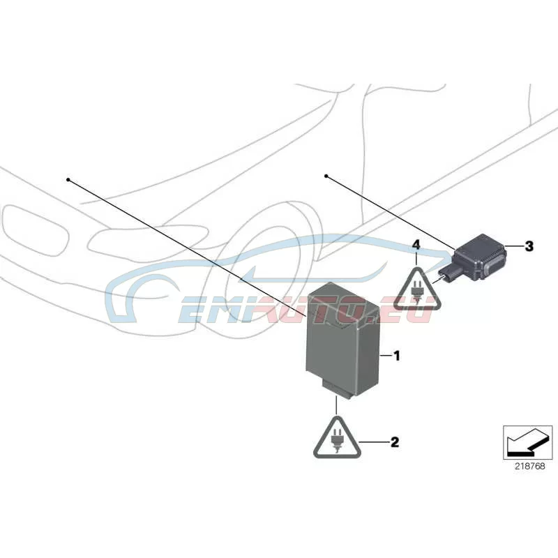 Original BMW Steuergerät Parkassistent (66336854698)