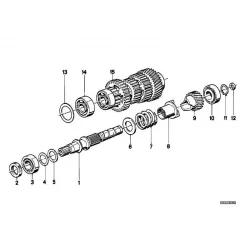 Original BMW Wellendichtring (23211451159)