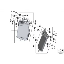 Original BMW Kühler links (17118546408)