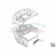 Genuine BMW Instrument support, bottom section (65126948517)