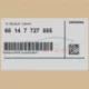 Genuine BMW Operating unit, audio system (65147727885)