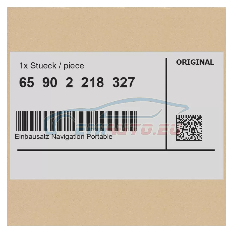 Genuine Mini Installation kit, Navigation Portable (65902218327)