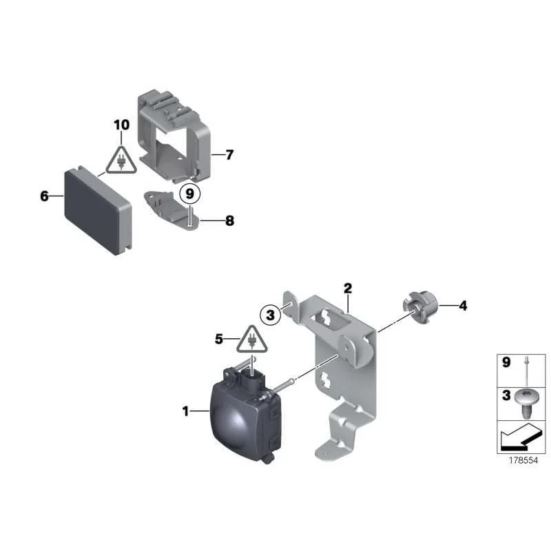 Original BMW ACC-Sensor 2 (66316790171)
