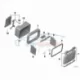 Genuine BMW Topcase latch (77418523706)