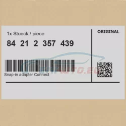 Genuine BMW Snap-in adapter Connect (84212357439)