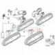 Genuine BMW Set of covers mirror baseplate (51168257203)