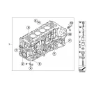 Genuine BMW Engine block with piston (11112295771)