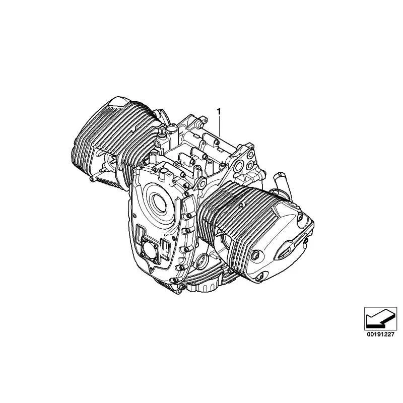 Genuine BMW ENGINE SILVER (11007702961)