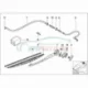 Genuine BMW Rear window key button with micro switch (61318363631)