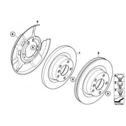Original BMW Bremsscheibe belüftet (34216855008)