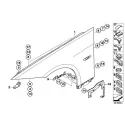Genuine BMW Side panel, painted, front left (41352155919)