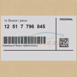 Genuine BMW Wiring harness, engine, injector module (12517796845)