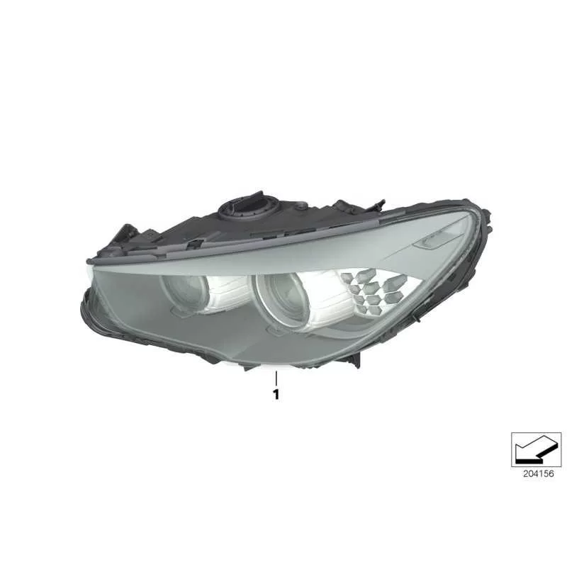 Genuine BMW Headlight, LED technology, left (63117352469)