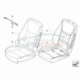 Original BMW Bezug Basis Lehne Leder links (52107235703)