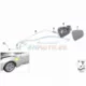 Genuine BMW Pull strap, emergency release, front (51177383205)