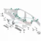 Genuine BMW Molded section, side member, left (41007387103)