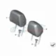 Original BMW Kopfstütze Leder (52107340284)