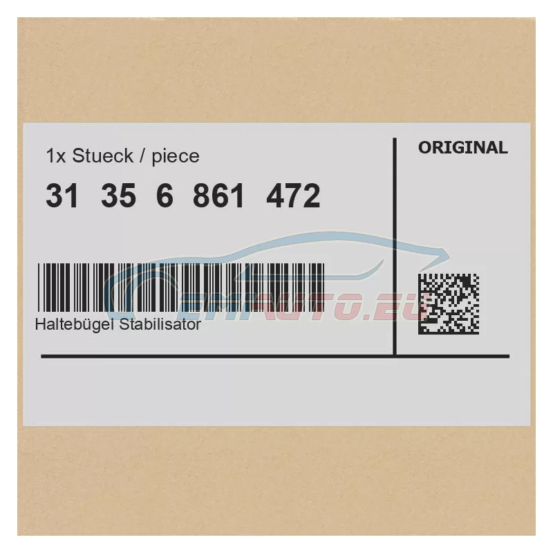 Genuine BMW Stabilizer support (31356861472)
