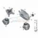 Genuine BMW Engine mount, left (22118482771)
