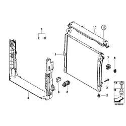 Original BMW Modulträgerabdeckung (17117533539)