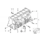Genuine BMW Engine block with piston (11111711041)