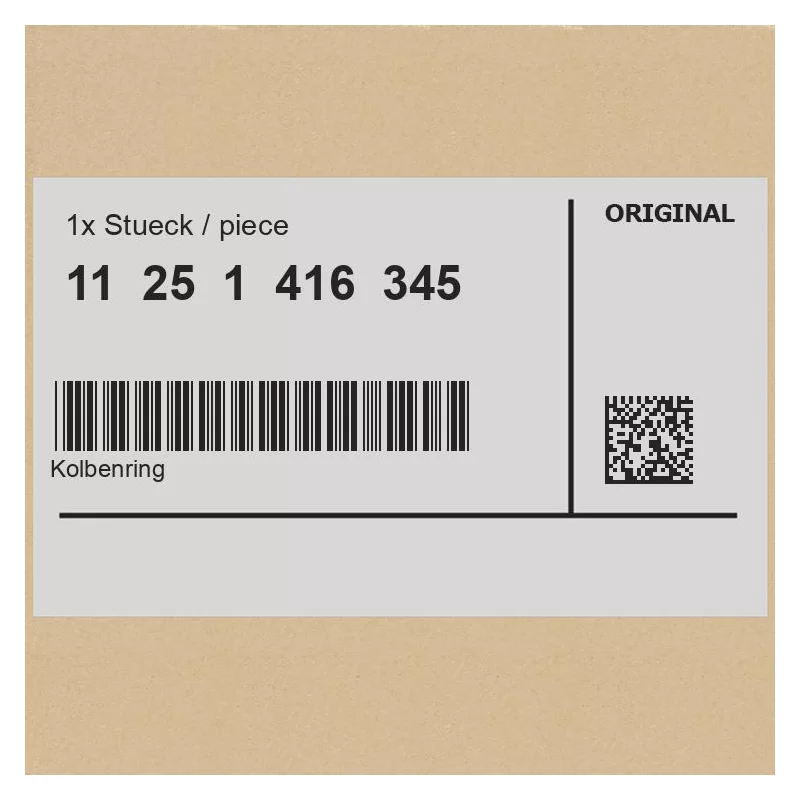 Genuine BMW Piston ring (11251416345)