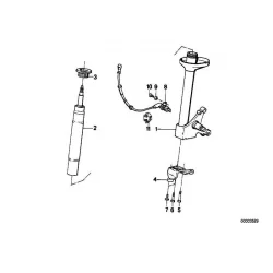 Genuine BMW Shock absorber (31322225397)