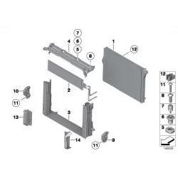 Genuine BMW Radiator (17118615994)