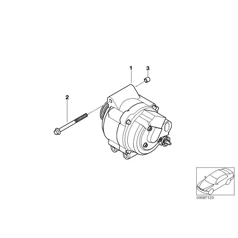 Genuine Mini EXCH generator (12317550997)