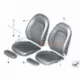 Genuine BMW Cover, basic backrest, cloth, left (52107340223)