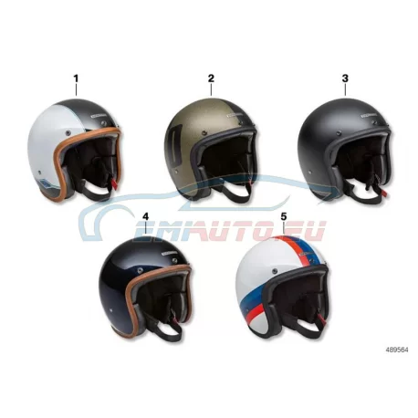 Genuine BMW Helmet Bowler tricolore (76318699495) -- Worldwide