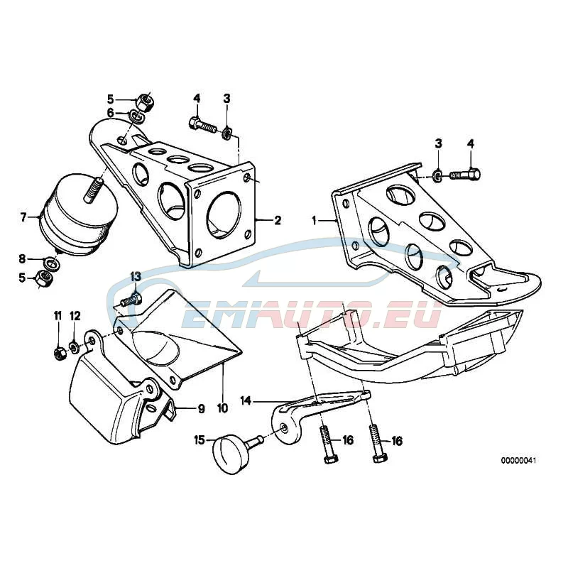 Genuine BMW Hex Bolt (07119913442)