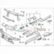 Genuine BMW Complete left engine support (41118161943)