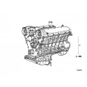 Genuine BMW Exchange short engine (11001742250)