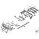 Genuine BMW Panel, bumper, primed, front (51118053876)