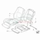 Original BMW Bezug Oberschenkelauflage (52106979233)