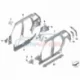 Genuine BMW Left interior side frame (41007449325)
