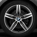 Genuine BMW Disc wheel, light alloy, bright-turned (36116850151)