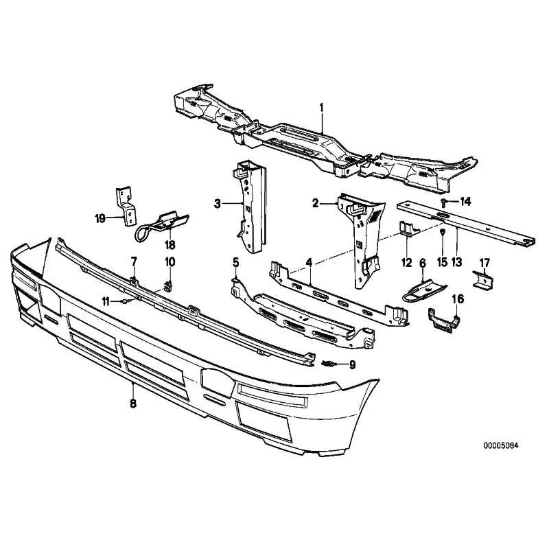 Genuine BMW FRONT PANEL (41331916986)