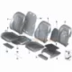 Genuine BMW Basic backrest leather cover, right (52107480118)