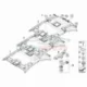 Genuine BMW Bracket headlining (51442996838)