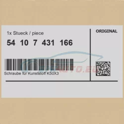 Original BMW Schraube für Kunststoff (54107431166)