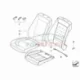 Original BMW Bezug Lehne Stoff links (52106970535)