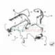 Genuine BMW wiring harness, engine trans. module (12537634064)