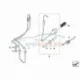 Genuine BMW Accelerator cable, connector (32737684299)