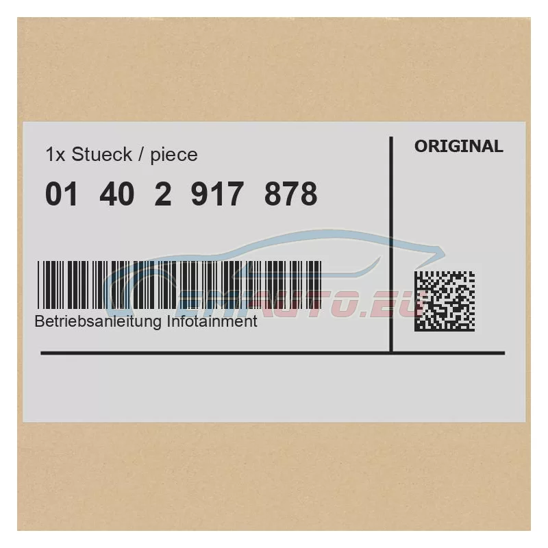 Genuine BMW (01402917878)