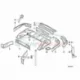 Genuine BMW Rear window frame left (41328170657)