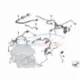 Genuine BMW wiring harness, engine trans. module (12537649934)