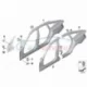 Genuine BMW Bracket, side panel, top right (41217334042)